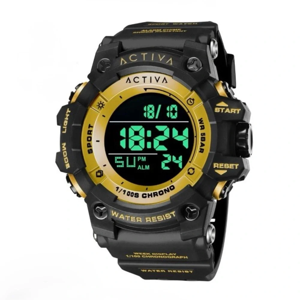 Activa Sync X Invicta Men's Digital Watch - 50mm. Black (ACW8046-003)